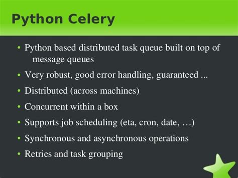 celery python|Introduction to Celery — Celery 3.1.11 documentation.